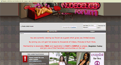 Desktop Screenshot of nudecelebforum.com